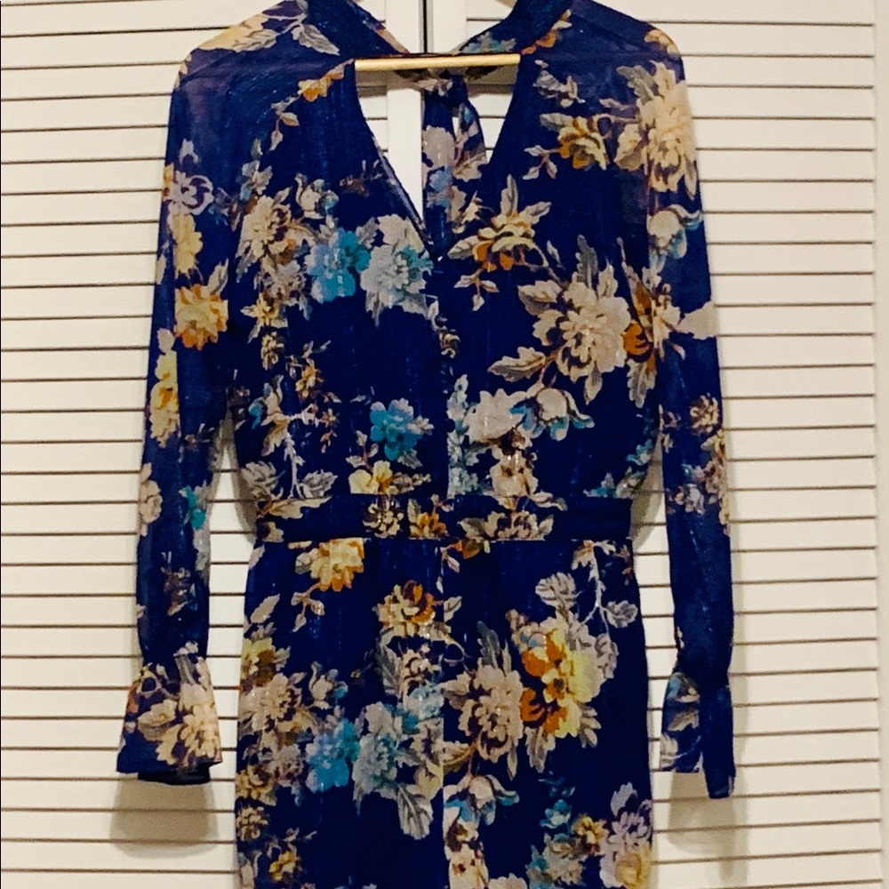 Floral print romper